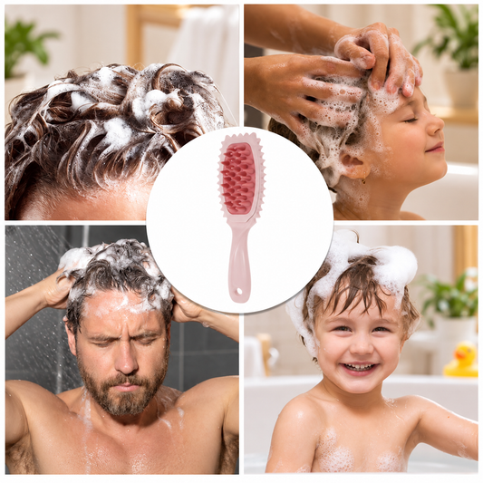 TrendLeaf Wave Scalp Brush