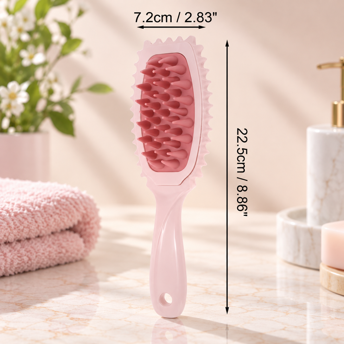 TrendLeaf Wave Scalp Brush