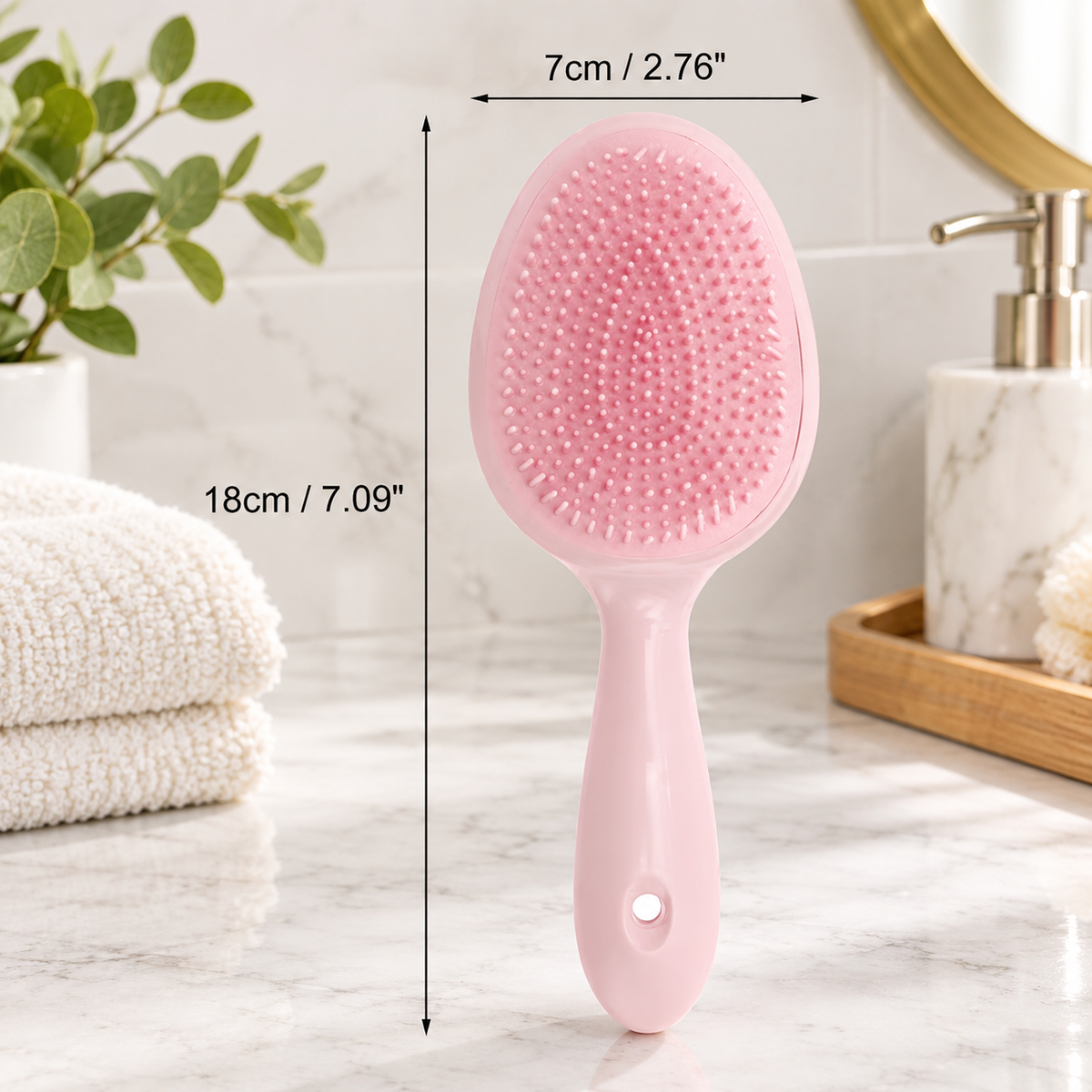 TrendLeaf Double-Sided Scalp Brush