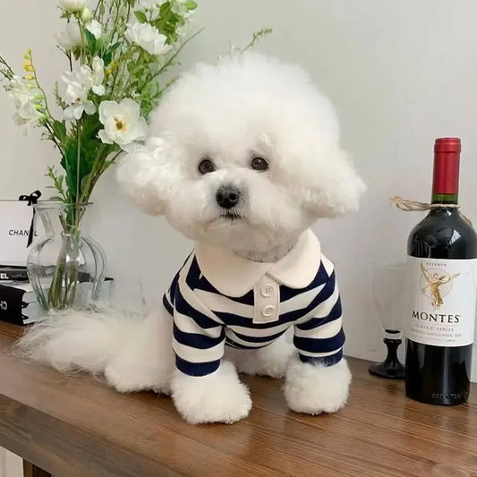 Classic Stripe Dog Polo Shirt